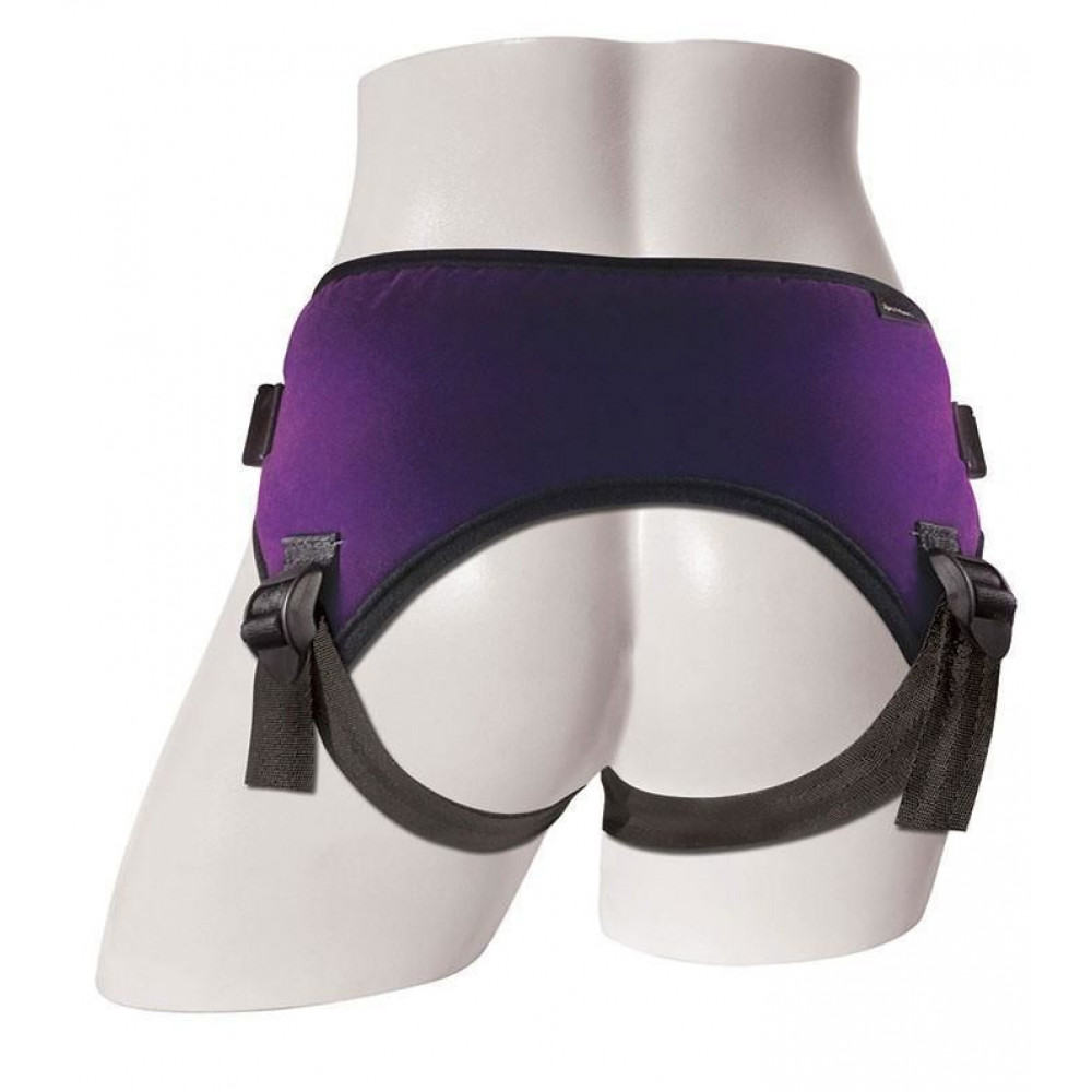 Женское эротическое белье - Трусы для страпона Sportsheets - Lush Strap On Purple 1