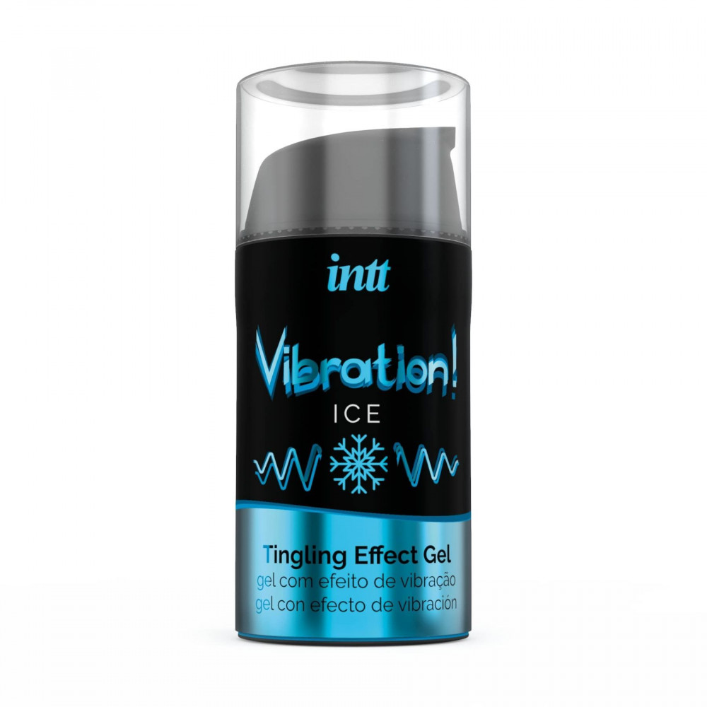 Женские возбудители - Жидкий вибратор Intt Vibration Ice (15 мл), густой гель, очень необычный, действует до 30 минут 2