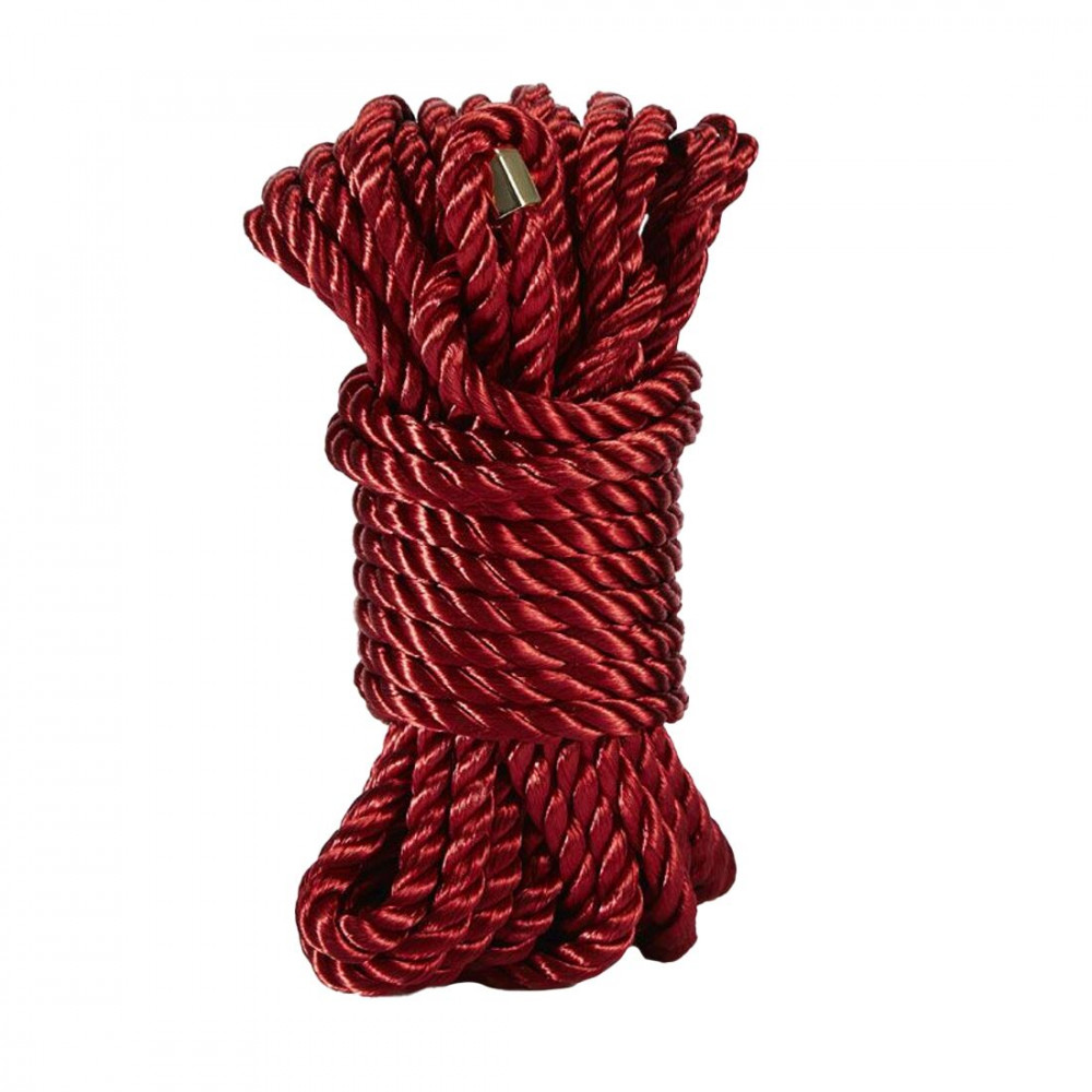 Наручники, веревки, бондажы, поножи - Роскошная веревка для Шибари Zalo Bondage Rope Red
