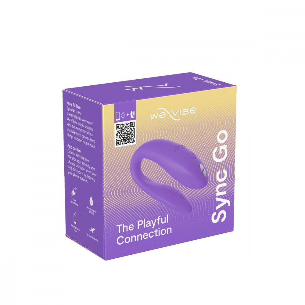 Вибраторы для пар - Смарт-вибратор для пар We-Vibe Sync GO Light Purple 9