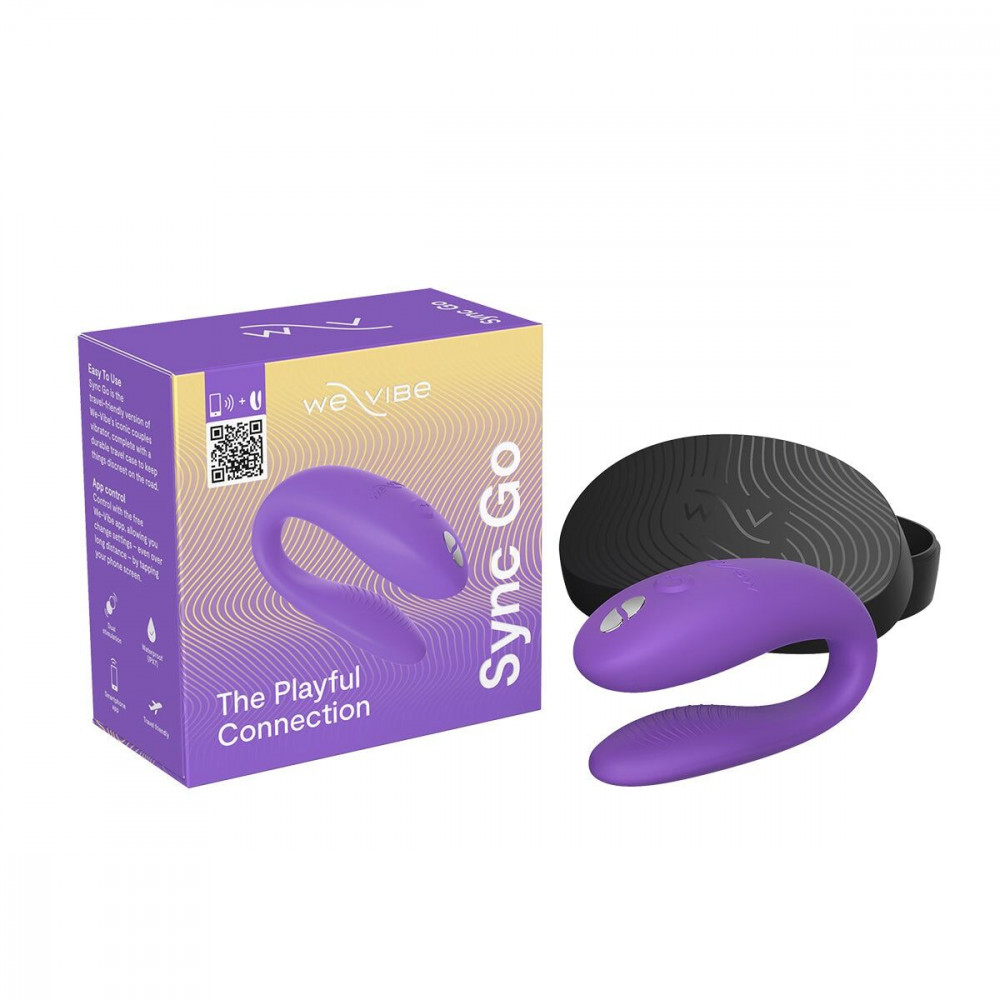 Вибраторы для пар - Смарт-вибратор для пар We-Vibe Sync GO Light Purple 8