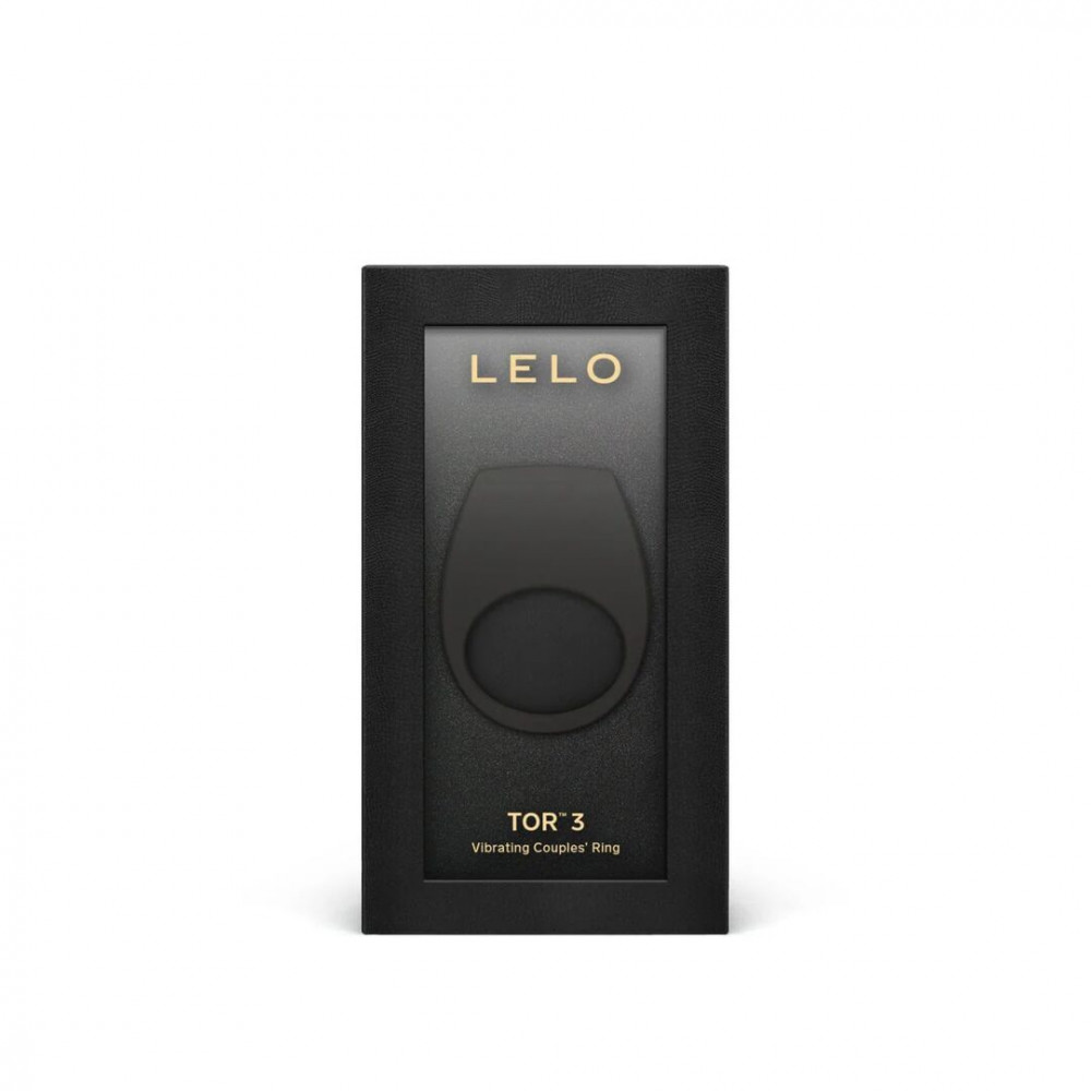 Эрекционные кольца с вибрацией - Эрекционное кольцо с вибрацией LELO Tor 3 Black 4