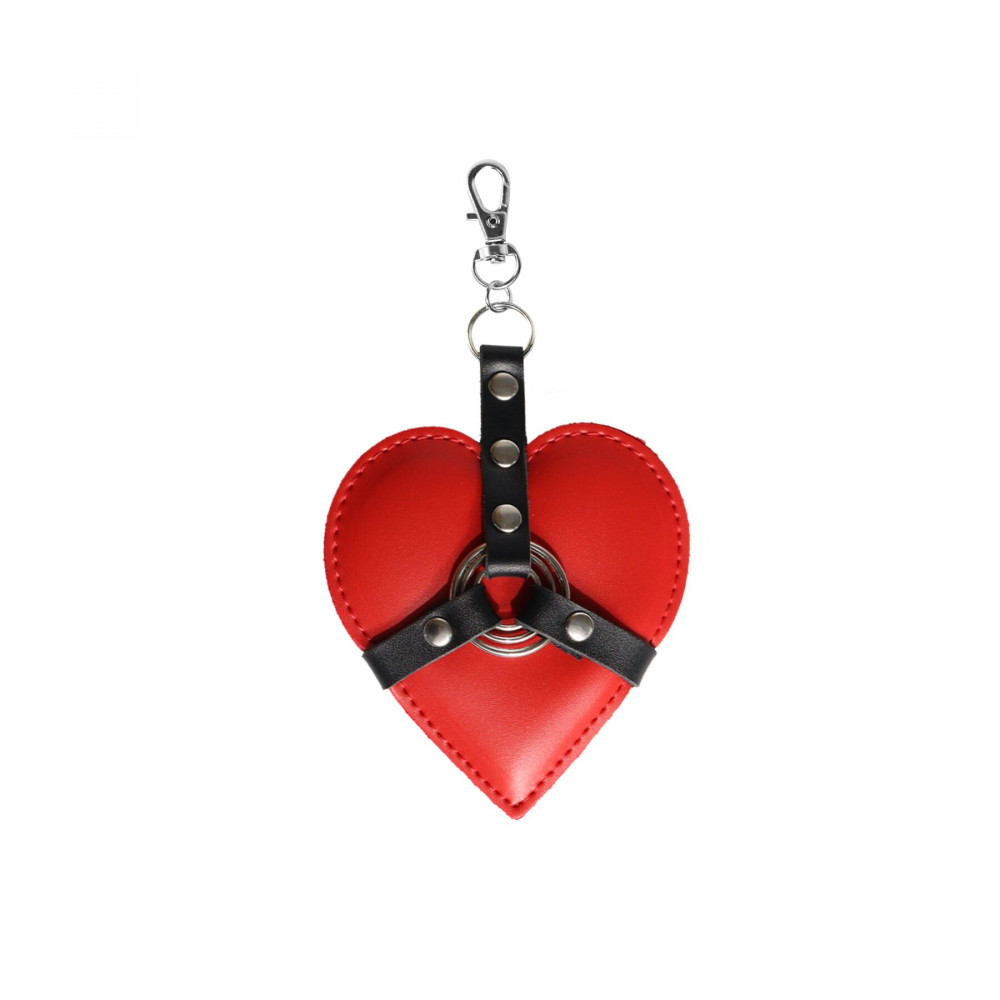 Секс приколы - Брелок на карабине для ключей Art of Sex Heart Angel, Красный 1