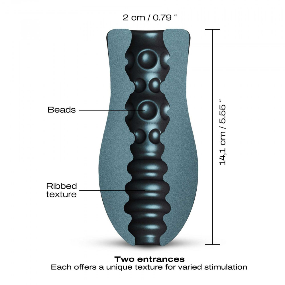 Мастурбаторы без вибрации - Мастурбатор Dorcel Sili-Cup Dual Sensation 4