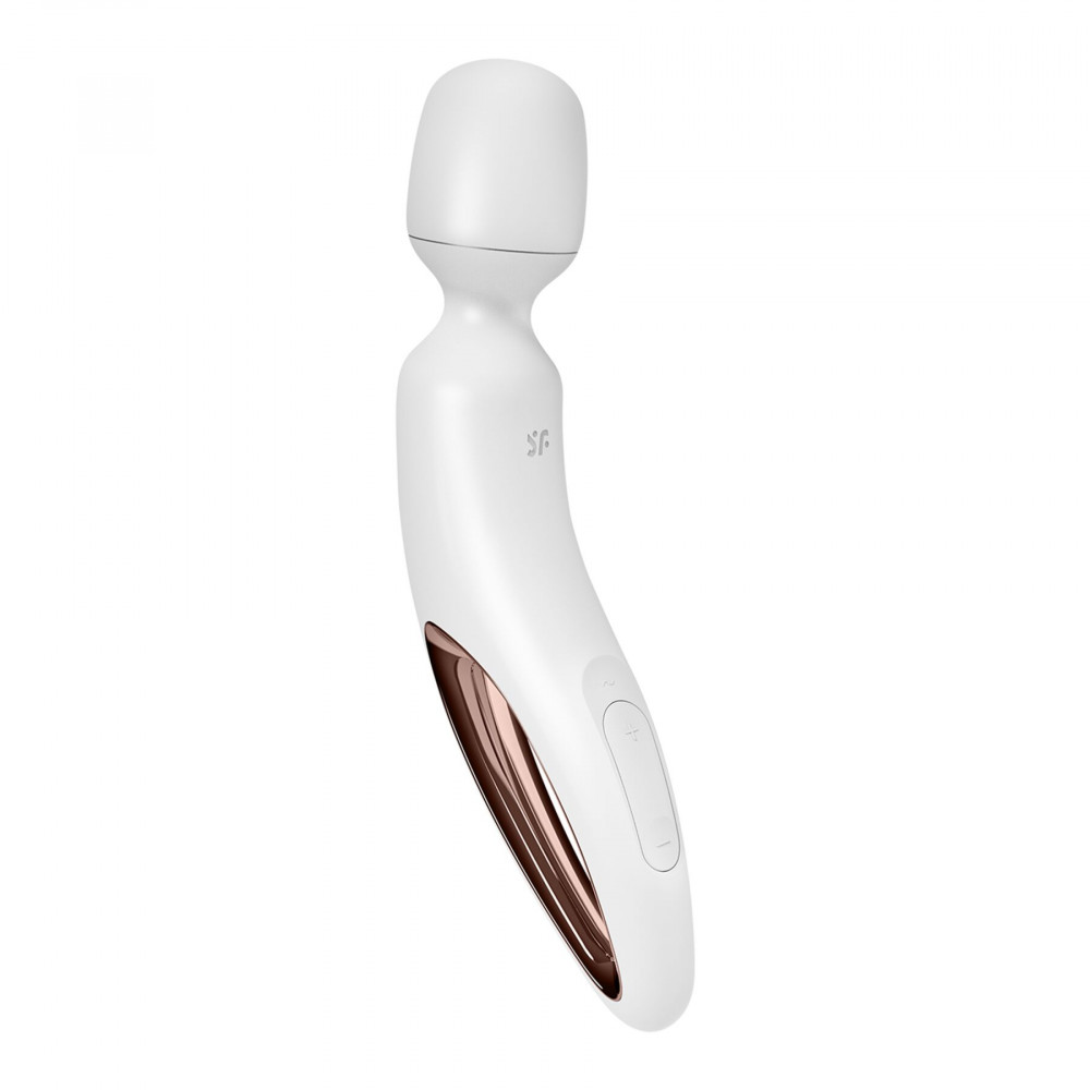 Для LGBTQ+ - Вібромасажер Satisfyer Wand-erland (White/Rosegold)