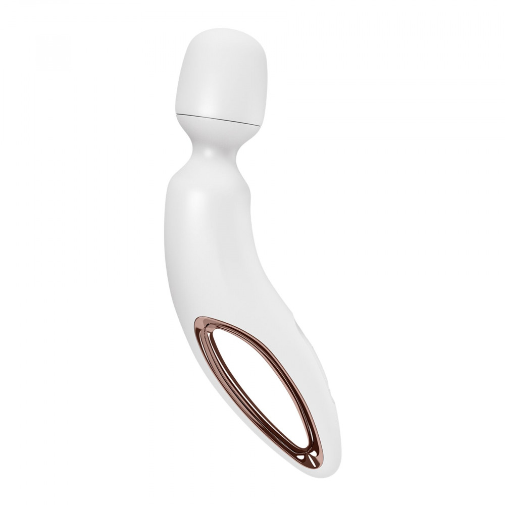 Для LGBTQ+ - Вібромасажер Satisfyer Wand-erland (White/Rosegold) 1