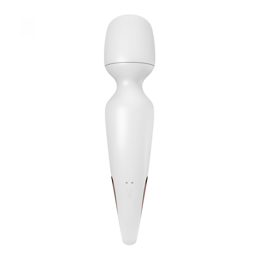 Для LGBTQ+ - Вібромасажер Satisfyer Wand-erland (White/Rosegold) 3