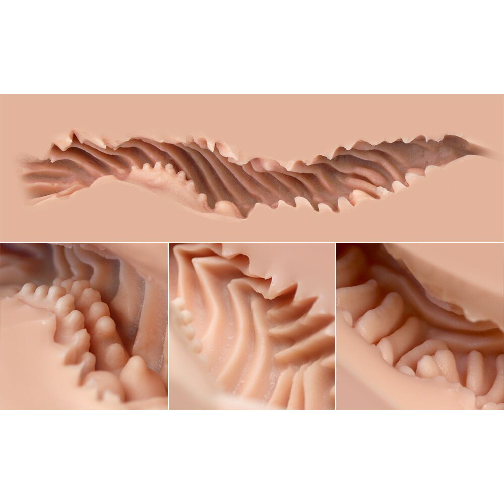 Мастурбатори без вібрації - Мастурбатор-попка Naked Factory KATE, вагіна + анус, дуже реалістичний, наскрізний 17