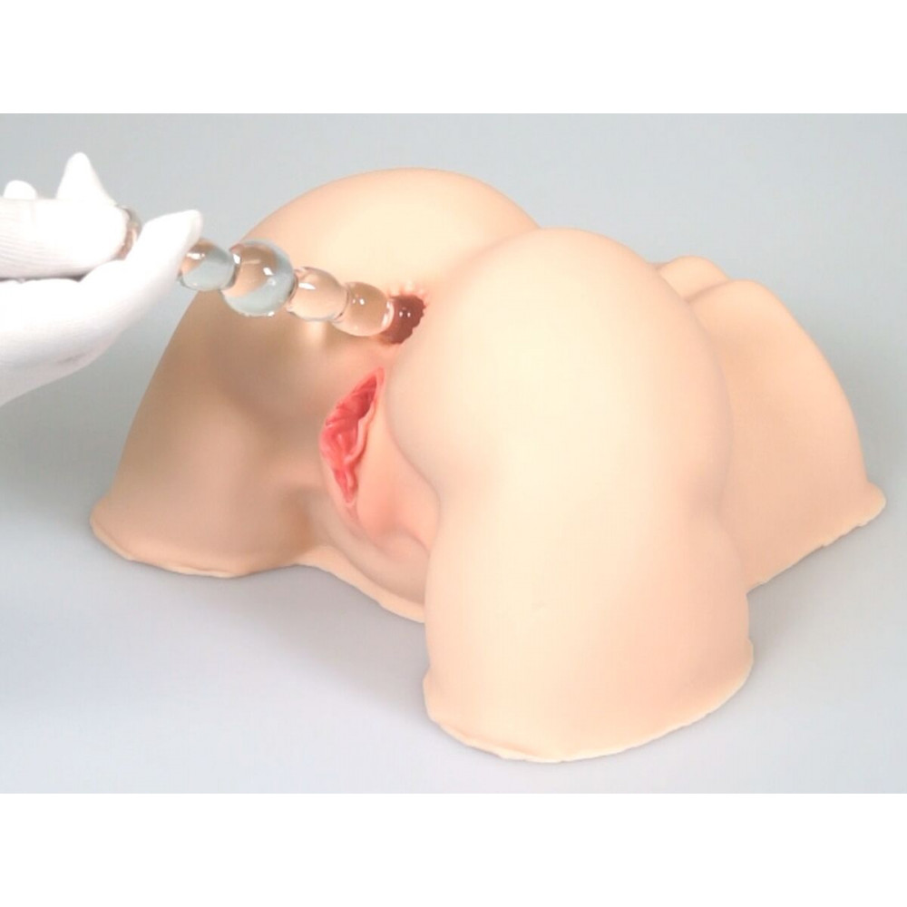 Мастурбатори без вібрації - Мастурбатор-попка Naked Factory KATE, вагіна + анус, дуже реалістичний, наскрізний 7