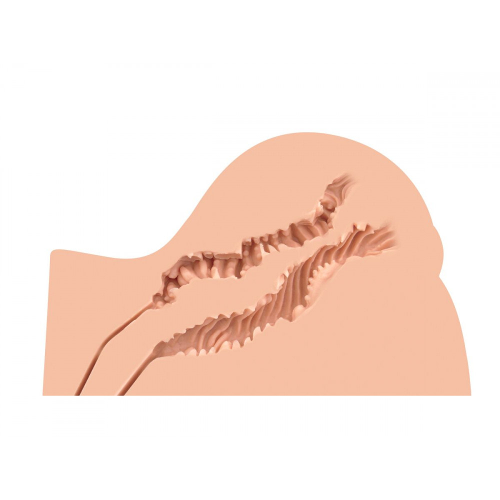 Мастурбатори без вібрації - Мастурбатор-попка Naked Factory KATE, вагіна + анус, дуже реалістичний, наскрізний 18