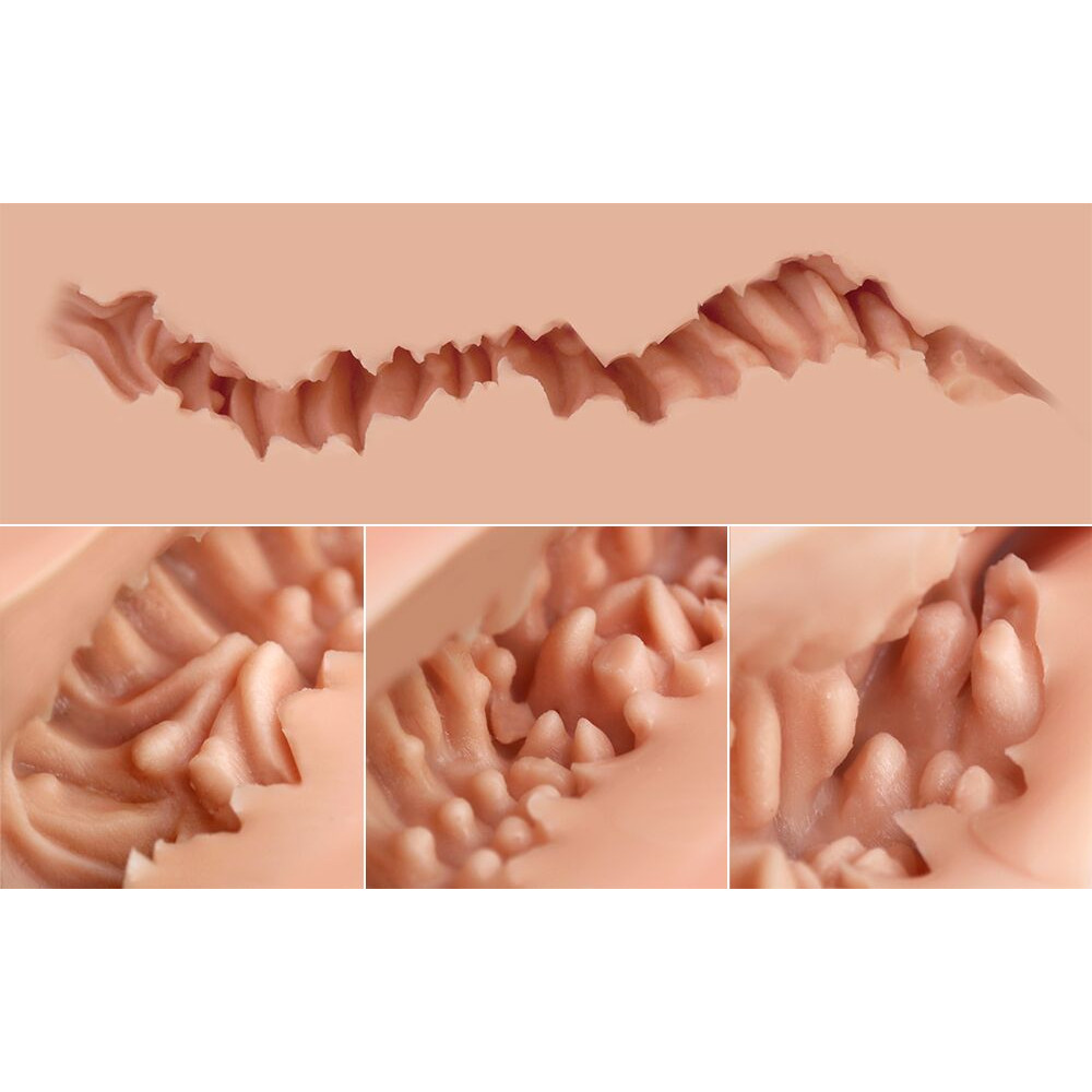 Мастурбатори без вібрації - Мастурбатор-попка Naked Factory KATE, вагіна + анус, дуже реалістичний, наскрізний 16