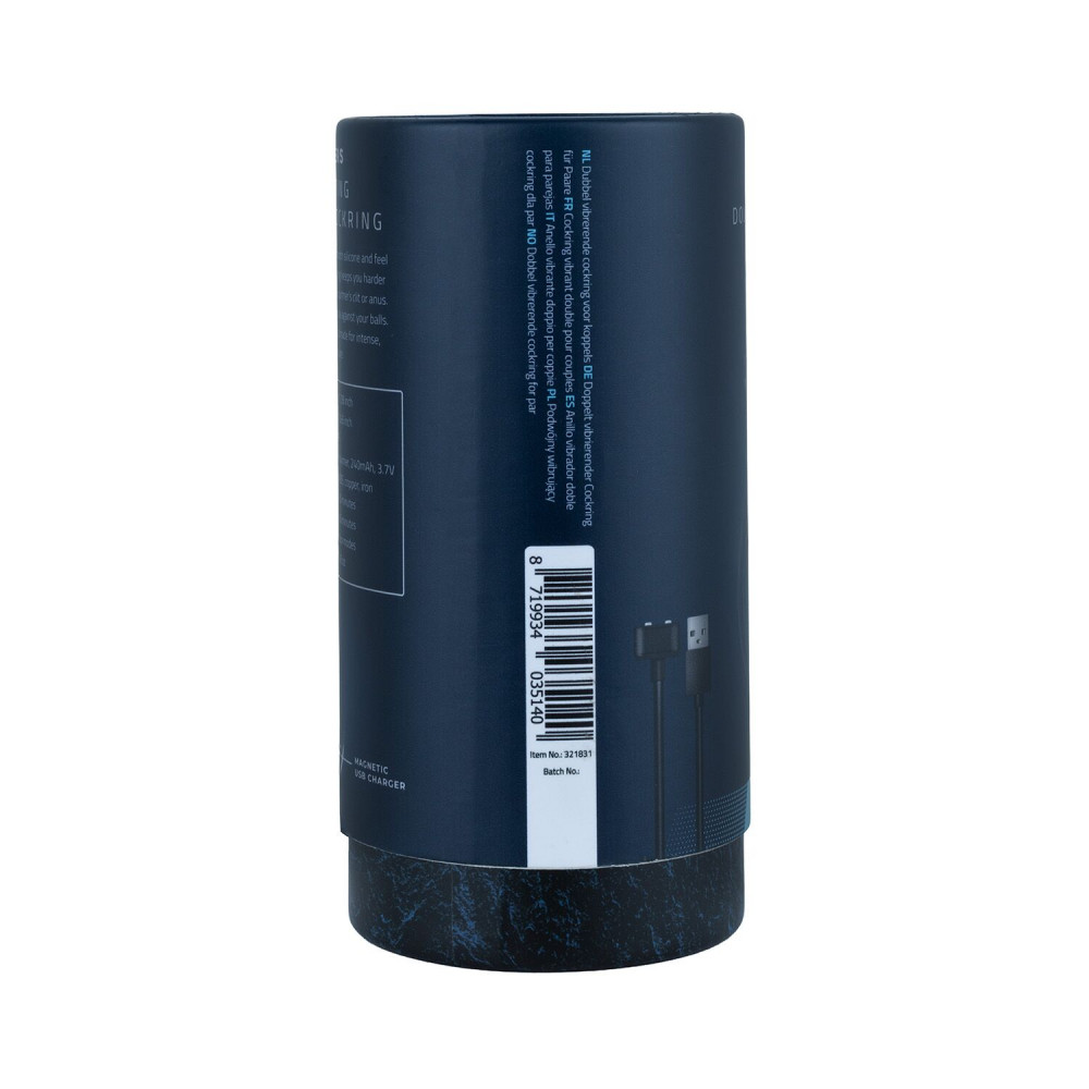 Ерекційні кільця з вібрацією - Ерекційне кільце Boners Vibrating Double Cock Ring 12