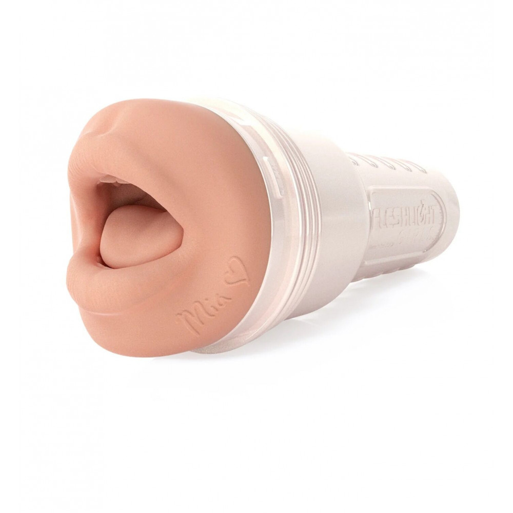 Мастурбаторы без вибрации - Мастурбатор-ротик Fleshlight Girls: Mia Malkova - Headshot, со слепка ротика, очень нежный 2