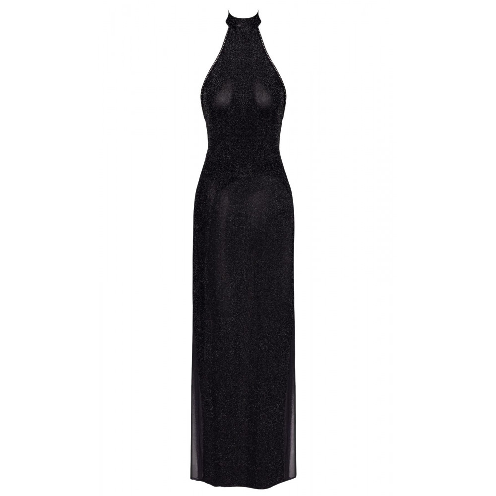  - Сукня Noir Handmade F372 Onyx Twin-slit Long dress XS 5