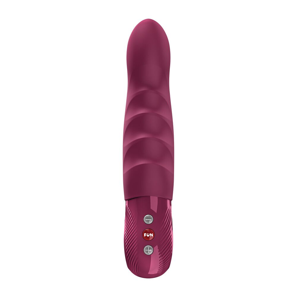 Класичний вібратор - Пульсатор Fun Factory Stronic Deep, Wine Red, 8 режимів роботи, перезаряджуваний 3