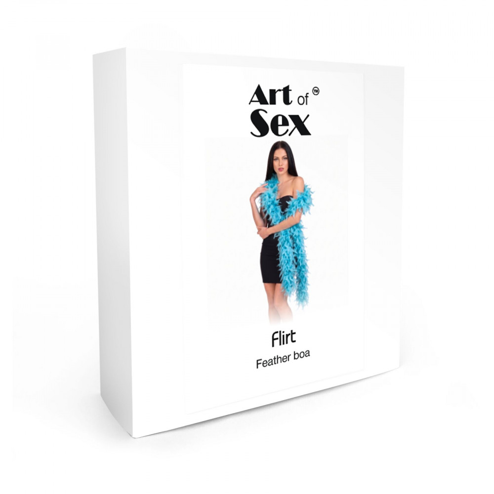 - Боа з пір’я Art of Sex, довжина 2 метри, колір блакитний 2