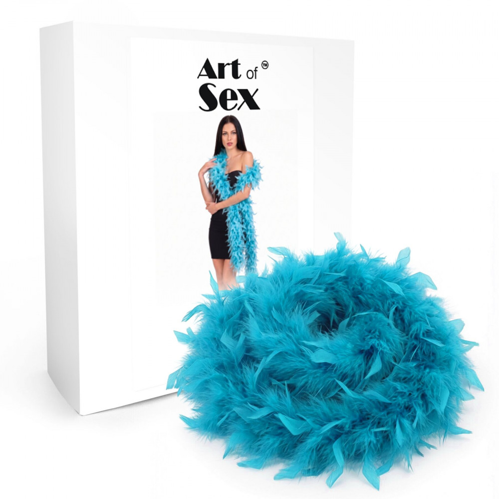 - Боа з пір’я Art of Sex, довжина 2 метри, колір блакитний 1
