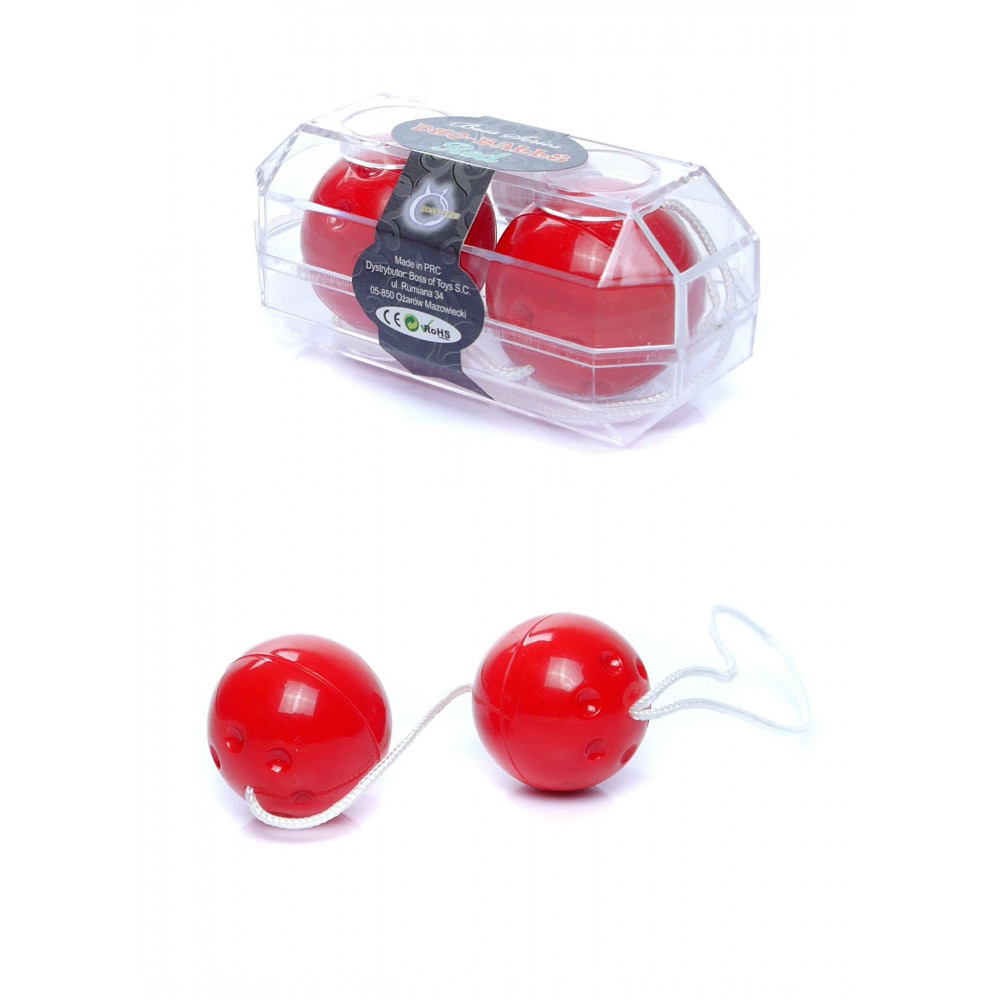 Вагинальные шарики - Вагинальные шарики Duo balls Red, BS6700027