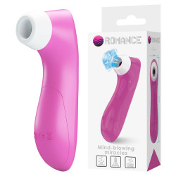 Вакуумный стимулятор клитора Baile Romance, розовый, 12,6 х 3,6 см