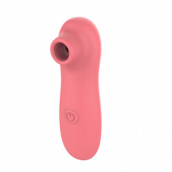 Вакуумний стимулятор клітора BOSS SERIES, кораловий