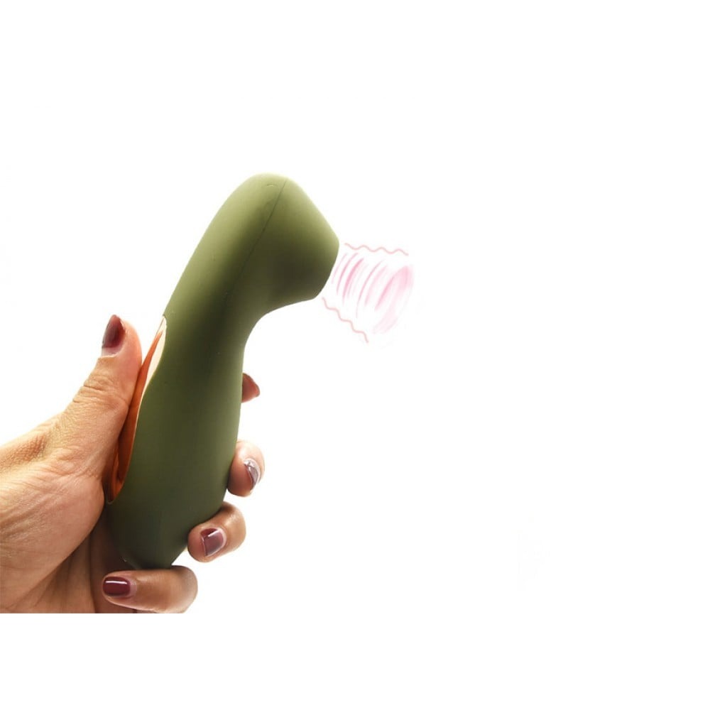 Різне - Вакуумний стимулятор клітора Sweet Em Velvet Lure жовтий 5