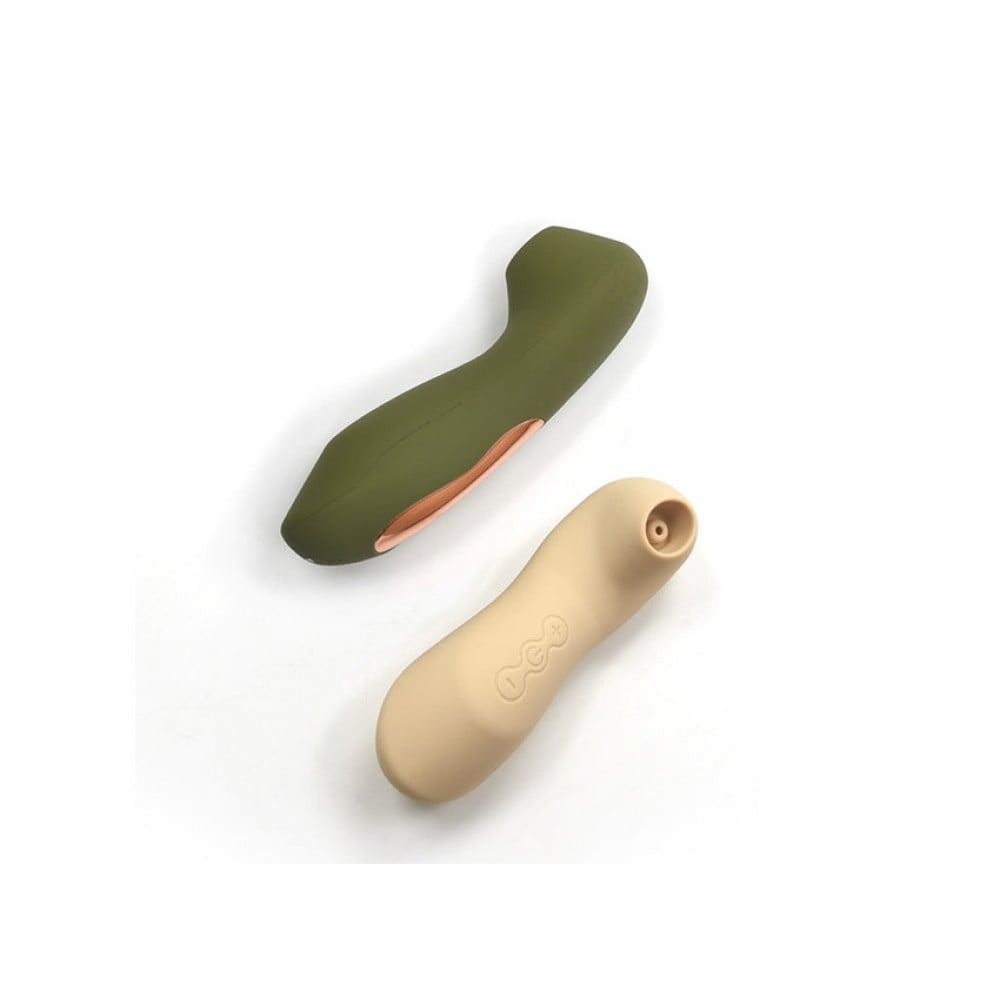 Різне - Вакуумний стимулятор клітора Sweet Em Velvet Lure жовтий 4