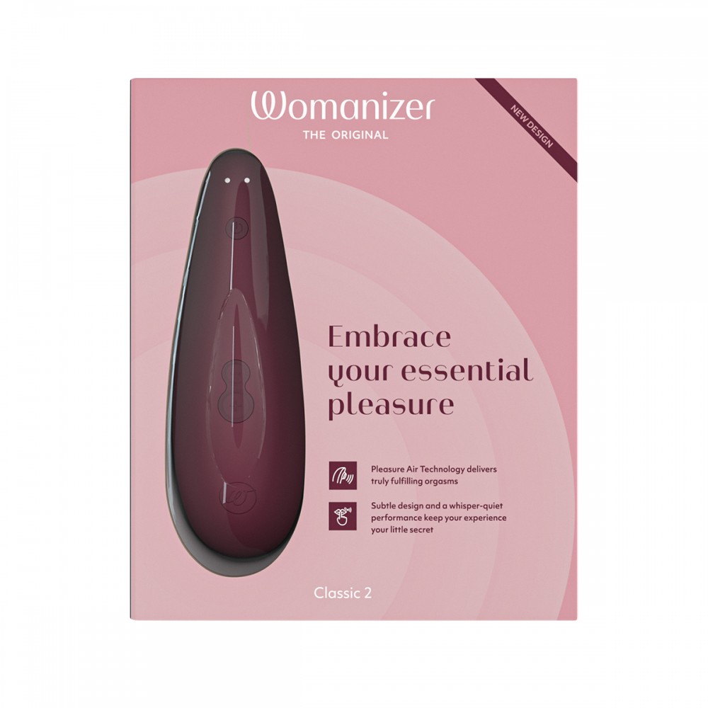  - Вакуумный клиторальный стимулятор Womanizer Classic 2 Bordeaux 17
