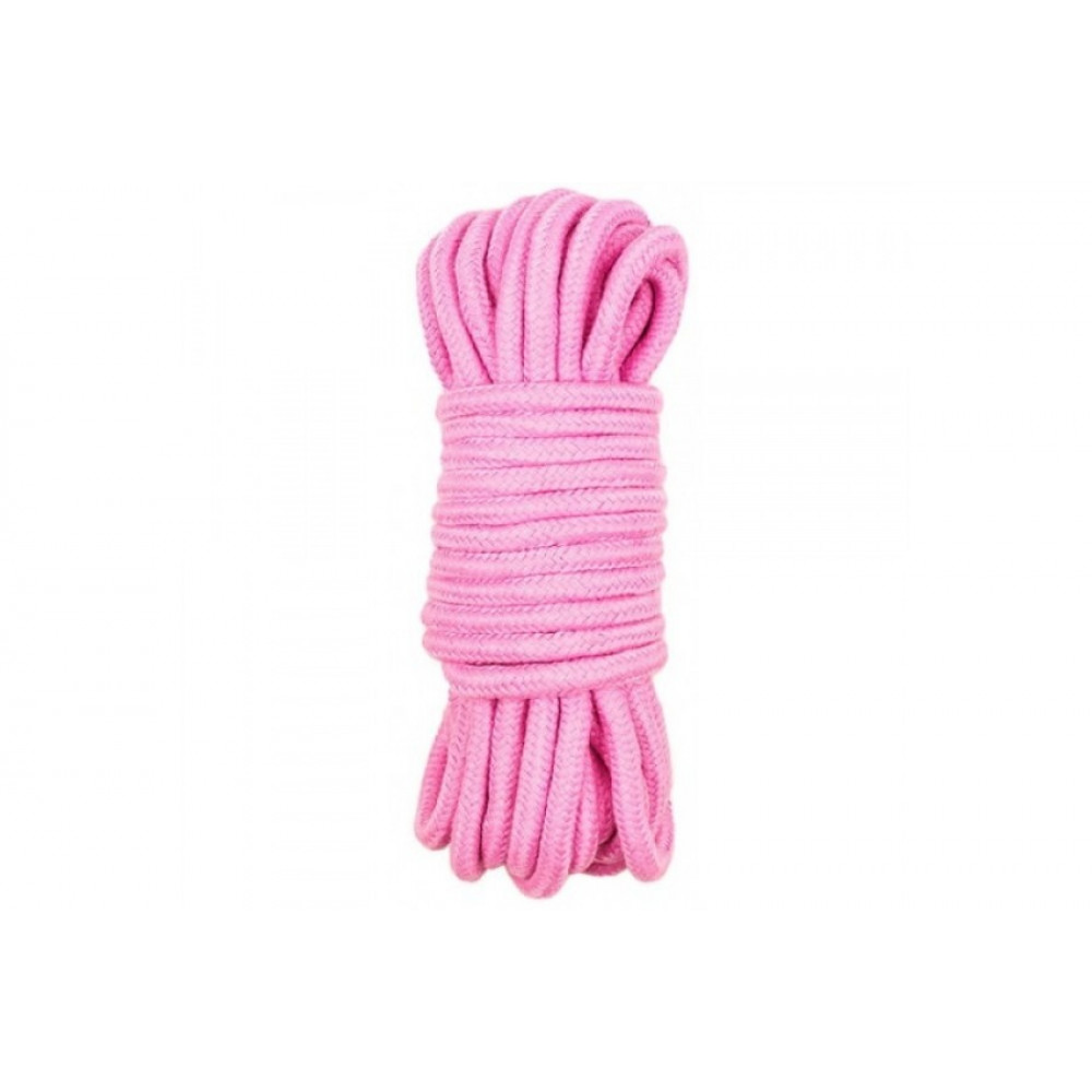 БДСМ игрушки - Веревка для связывания 5 метров, розовая
