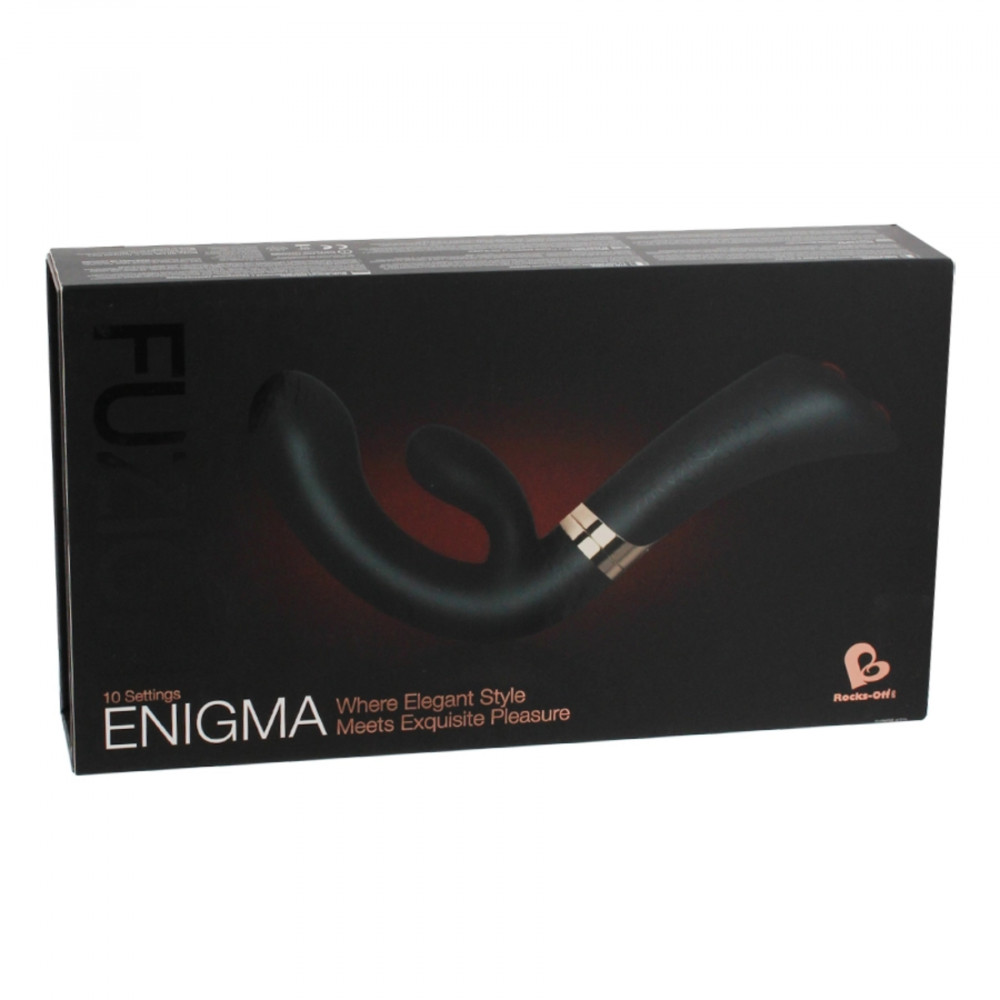 Стимулятор точки G - Вибратор для точки G ROCKS-OFF - ENIGMA VIBRATOR BLACK 3