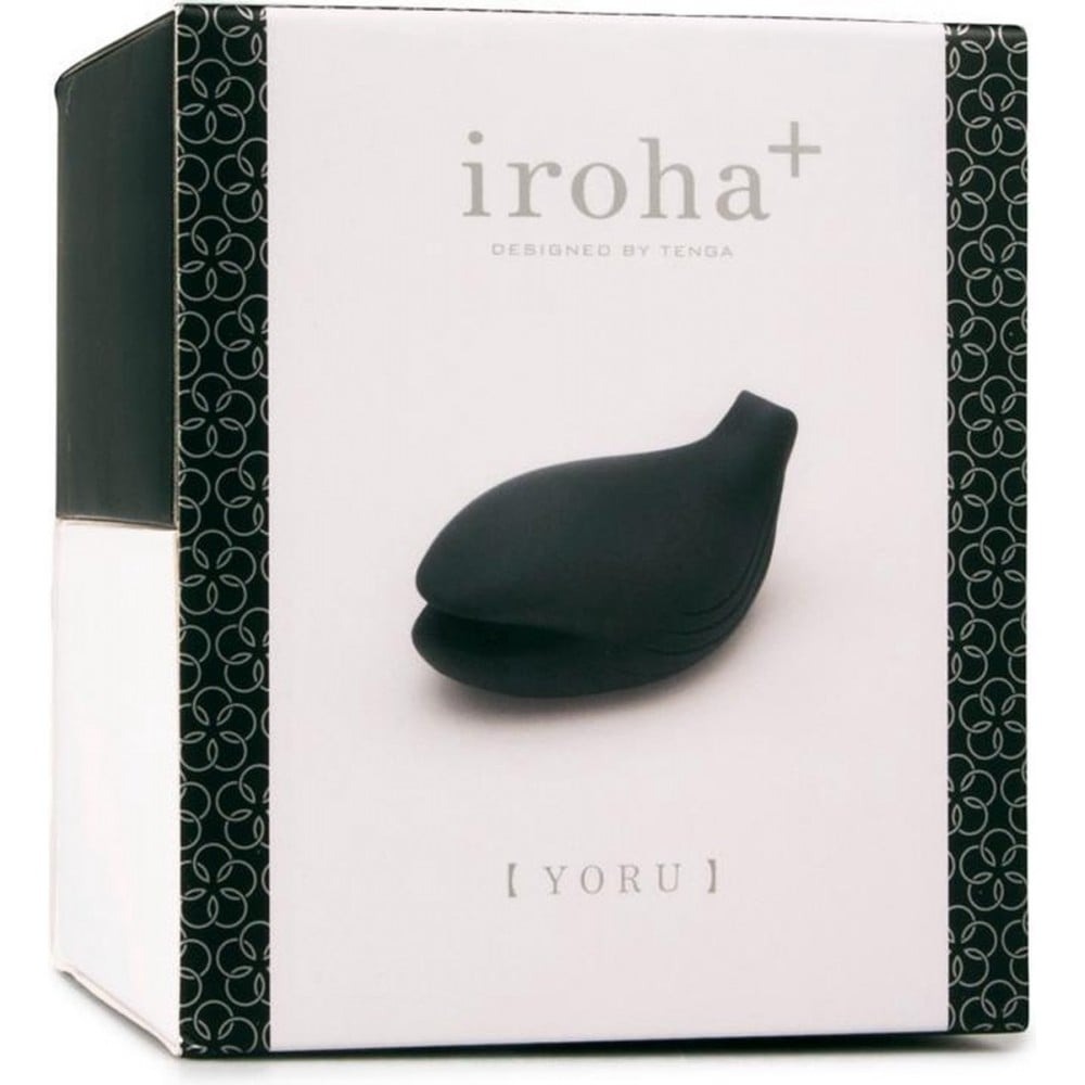 Секс игрушки - Вибратор для клитора в форме кита Iroha+ Yoru Tenga, медицинский силикон, черный 1