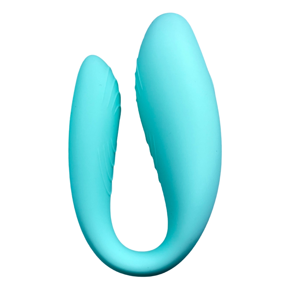 Игрушки для пар - Вибратор для пар Passion Play с пультом, 18 режимов вибрации, бирюзовый 4