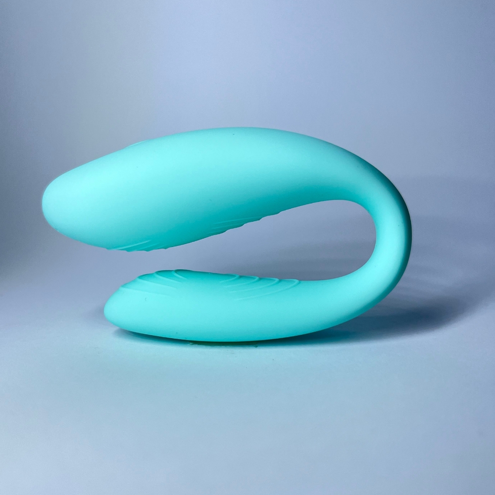 Игрушки для пар - Вибратор для пар Passion Play с пультом, 18 режимов вибрации, бирюзовый 6