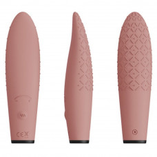 Вібратор-масажер з ефектом руху язика Sweet Em 0064F коричневий