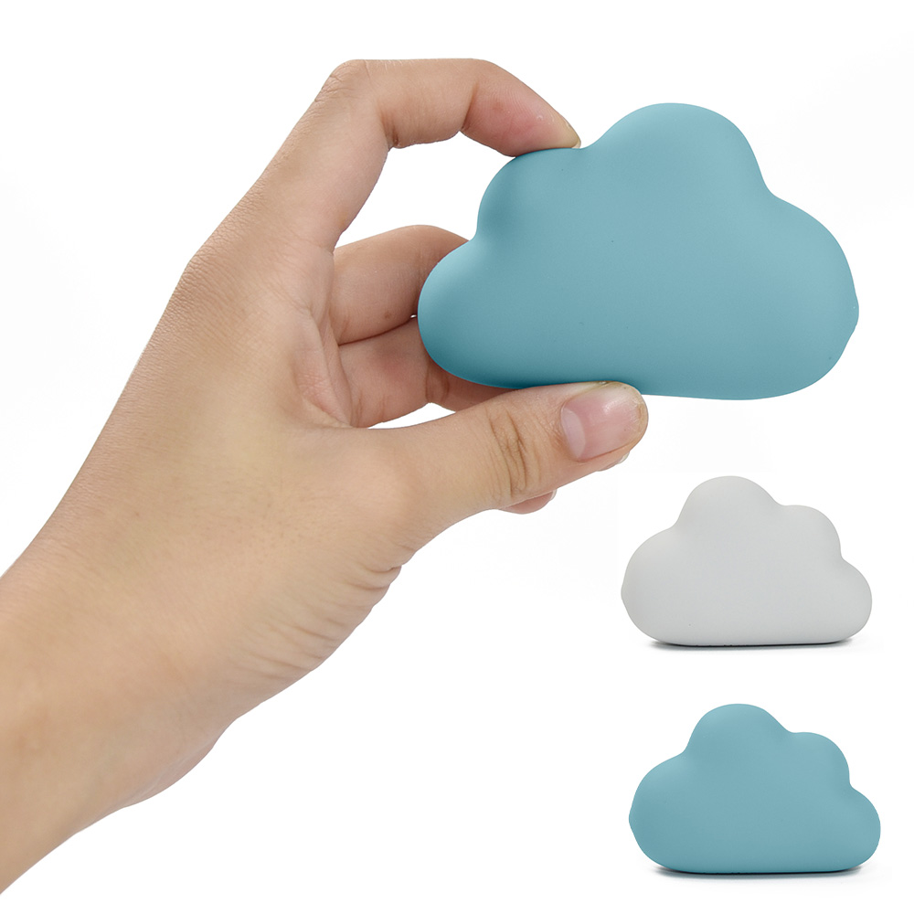 Вібропулі та міні-вібратори - Вібростимулятор хмаринка Sweet Em для клітора, блакитний, 8.3 х 5.5 см 4