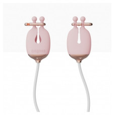 Затискачі для сосків з вібрацією Qingnan No.2 Vibrating Nipple Clamps Pink