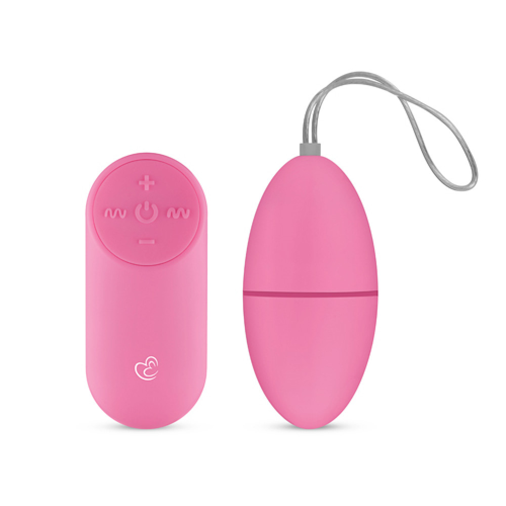Вагинальные шарики - Виброяйцо с пультом Easytoys Remote Control Vibrating Egg, розовое