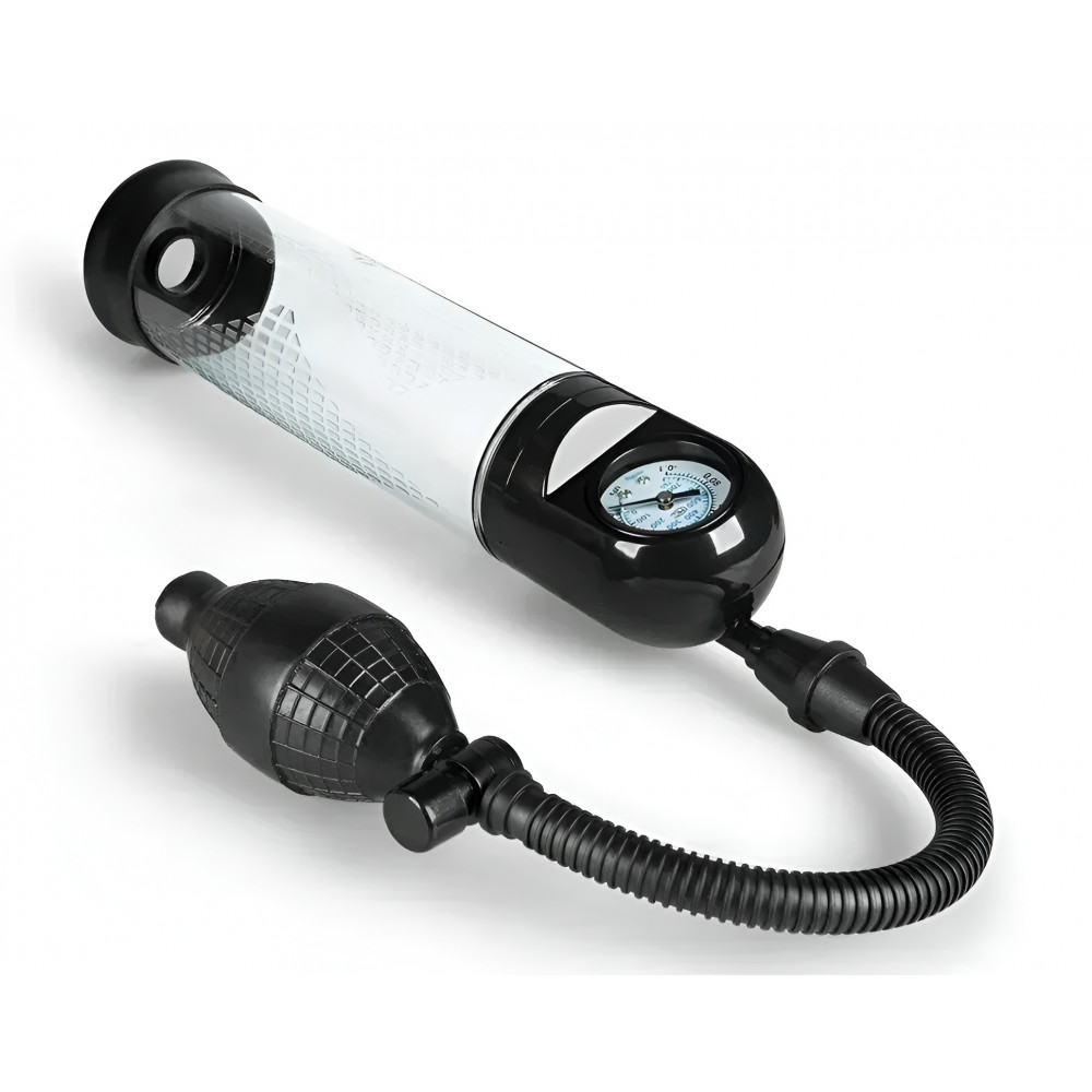 Різне - Вакуумна помпа з манометром CANWIN Penis Pump Men - P228 4