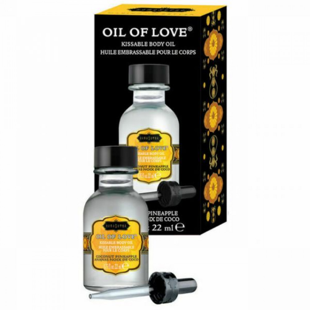  - Съедобное масло для поцелуев Kamasutra OIL OF LOVE COCONUT PINEAPPLE 22 мл