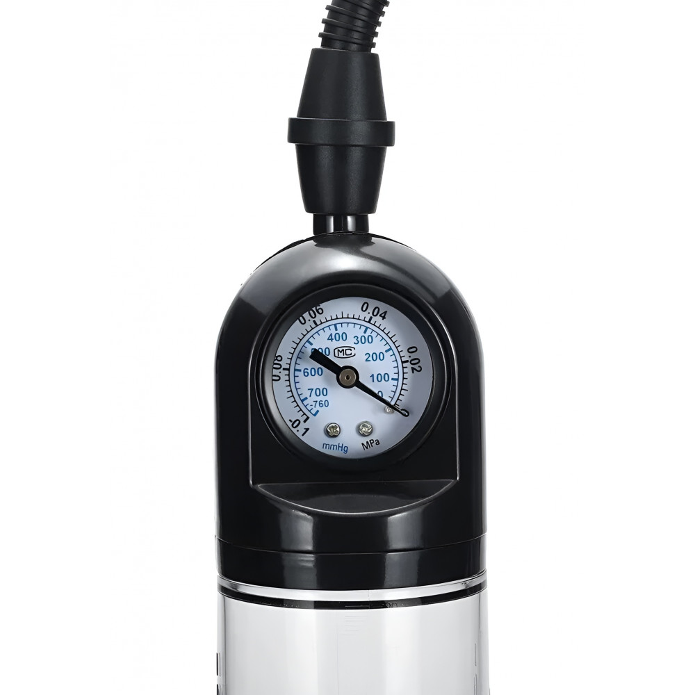 Різне - Вакуумна помпа з манометром CANWIN Penis Pump Men - P228 5