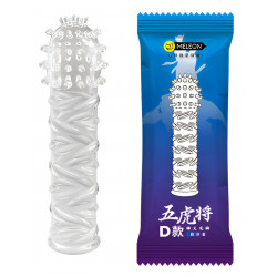 Стимулирующая насадка-презерватив Meleon AR034 C