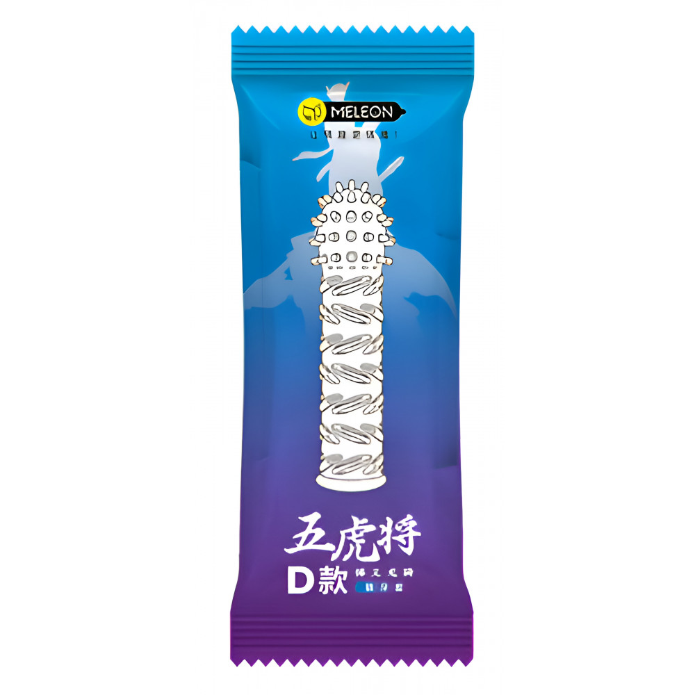 Разное - Стимулирующая насадка-презерватив Meleon AR034 C 3