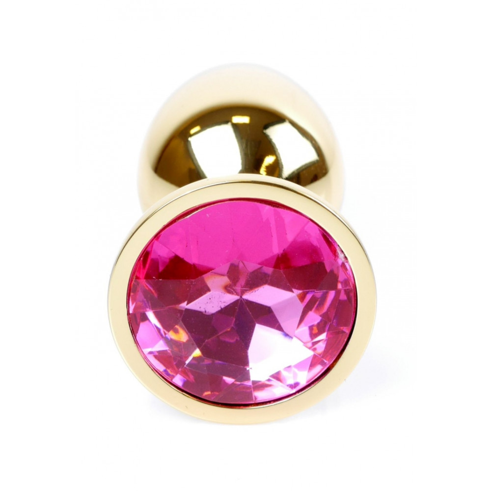 Анальные игрушки - Анальная пробка Boss Series - Jewellery Gold PLUG Pink S, BS6400017 7