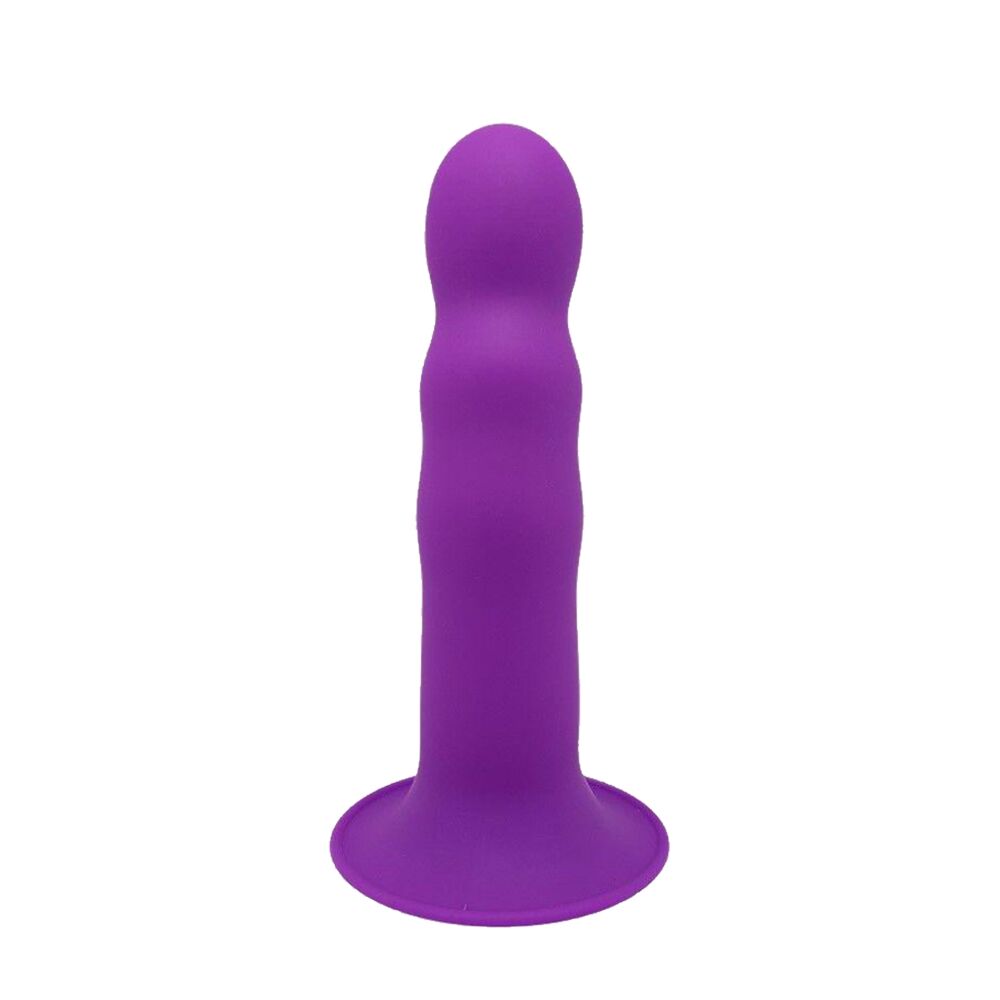 Дилдо - Дилдо с присоской Adrien Lastic Hitsens 3 Purple, отлично для страпона, диаметр 4,1см, длина 18,2см