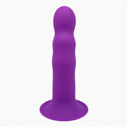 Дилдо с присоской Adrien Lastic Hitsens 3 Purple, отлично для страпона, диаметр 4,1см, длина 18,2см