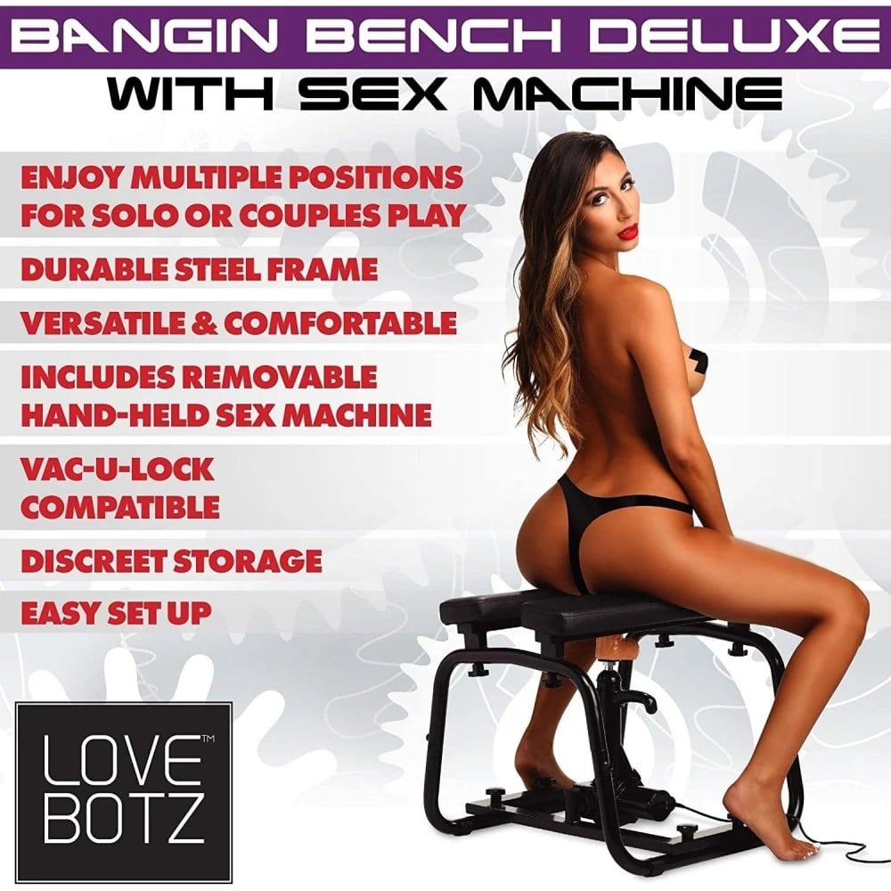 Секс игрушки - Секс-машина стул Deluxe Bangin' Bench with Sex Machine мультискоростная 3