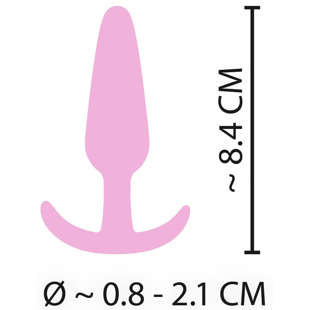 Секс игрушки - Анальная пробка Cuties Plugs, розовая 1