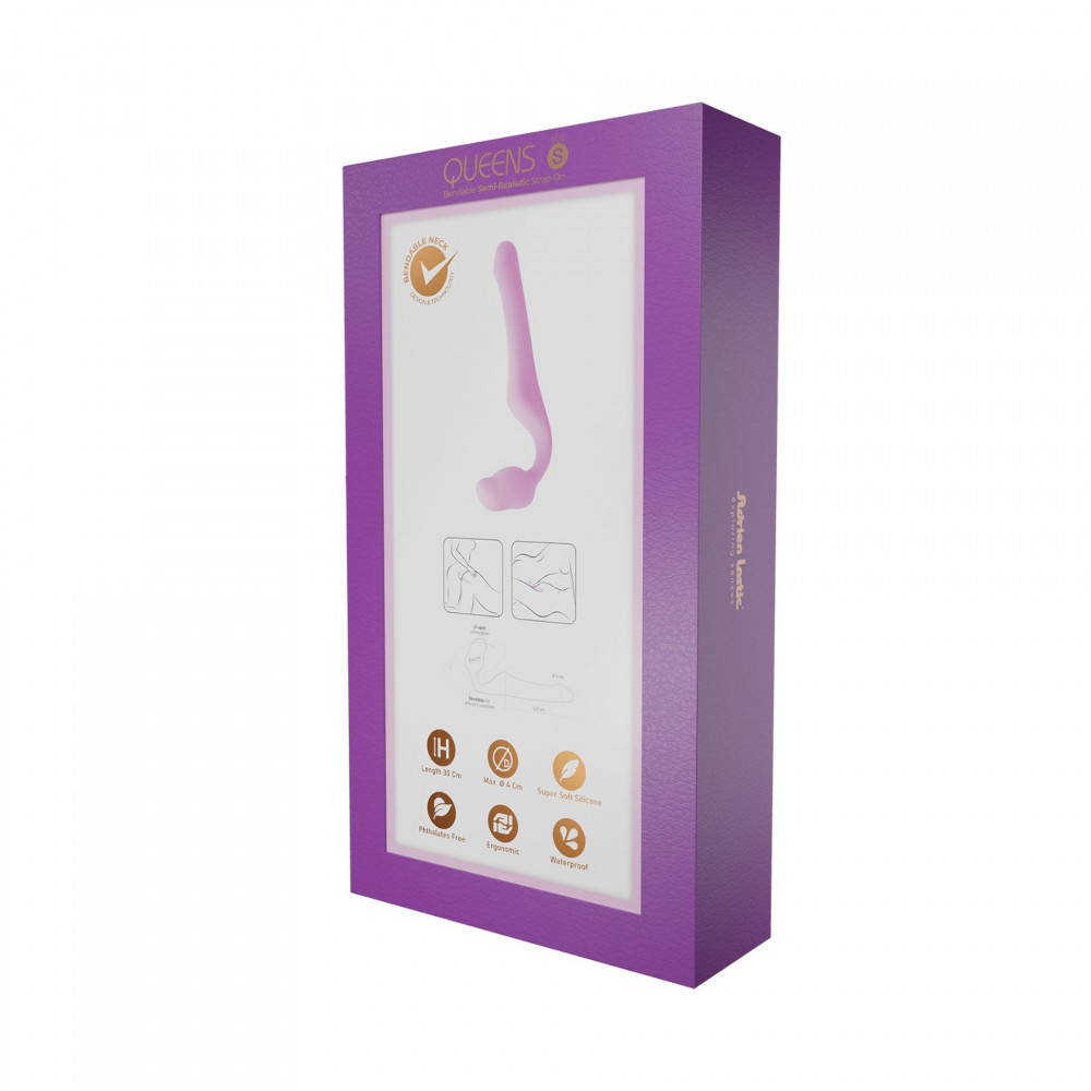 Разное - Безремневой страпон Adrien Lastic Queens розовый, S 5