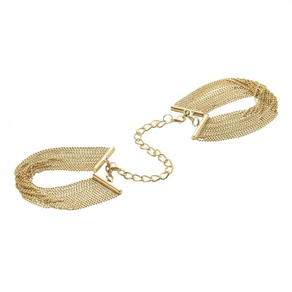 Різне - Браслети-наручники MAGNIFIQUE Bijoux Indiscrets, золотисті 4