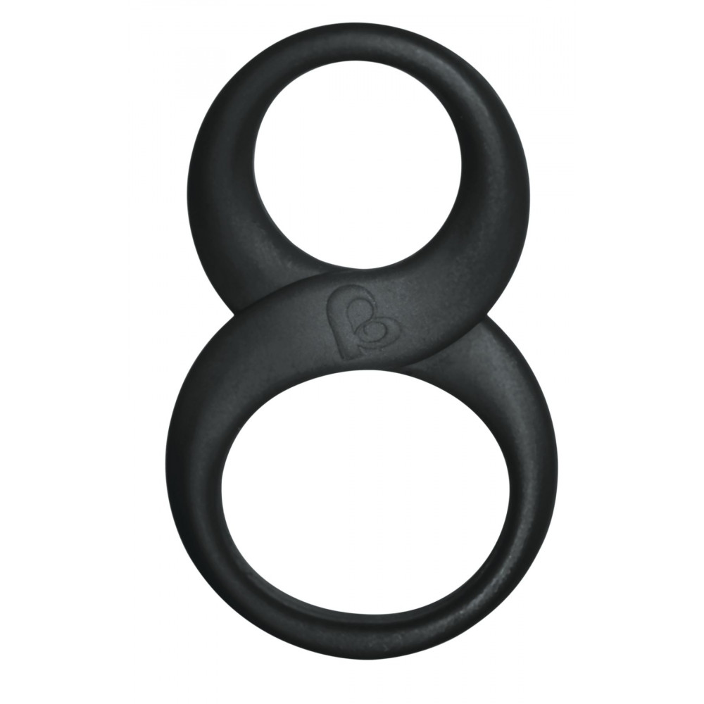 Эрекционное кольцо - Эрекционное кольцо восьмерка Black