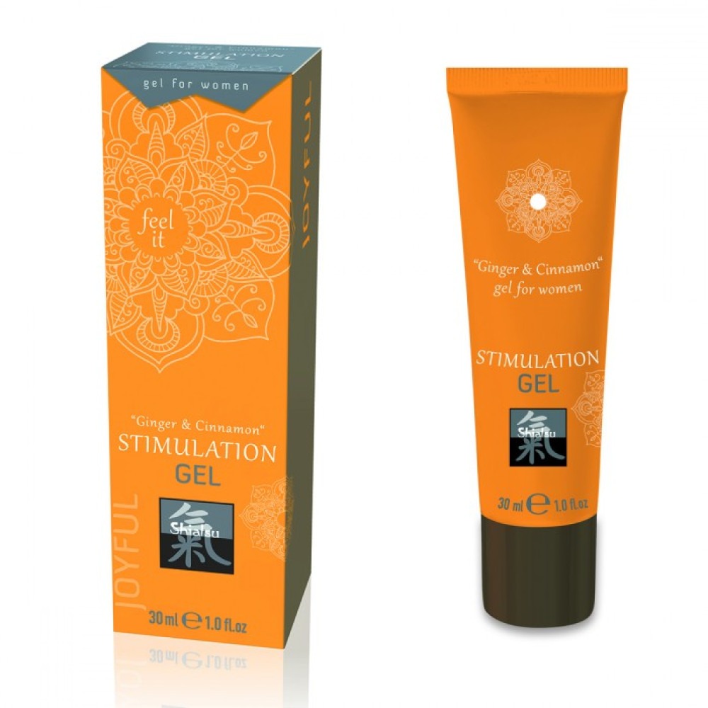 Разное - Гель для интимной стимуляции Shiatsu Имбирь и Корица, 30 мл